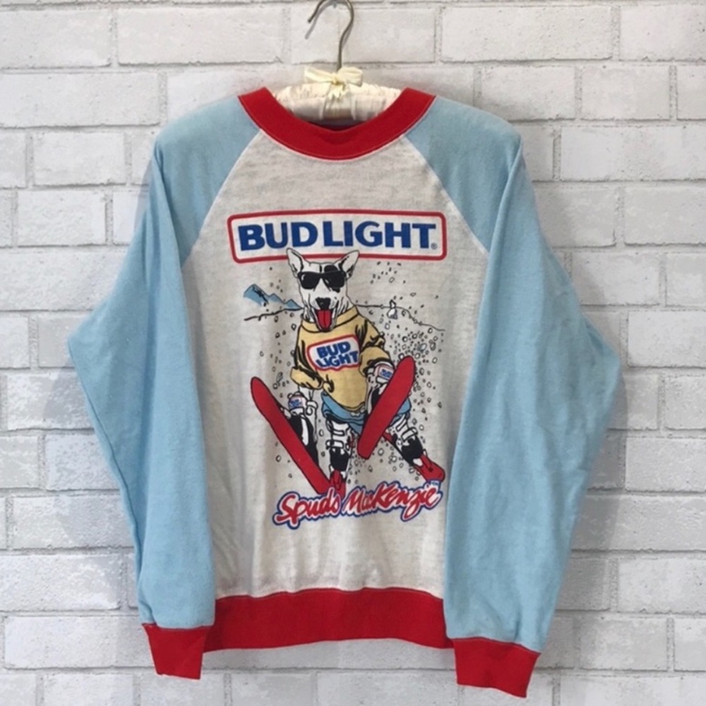 WILDFOX Budlight Spuds MacKenzie Jumper Sweatshirt